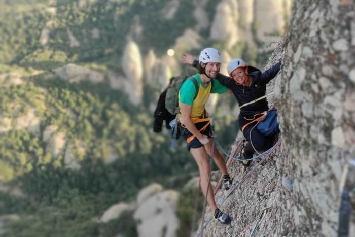 Rock climbing in Montserrat - Barcelona