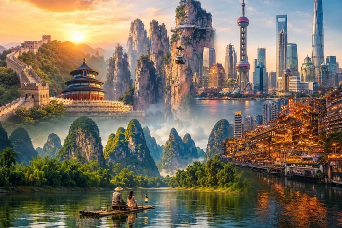 15-Day China: Beijing·Shanghai·Chongqing·Zhangjiajie·Guilin