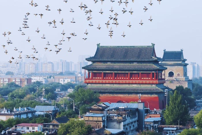 Peking: Bell and Drum Towers: Bell and Drum Towers Entry Ticket Booking Service (lipunvarauspalvelu)