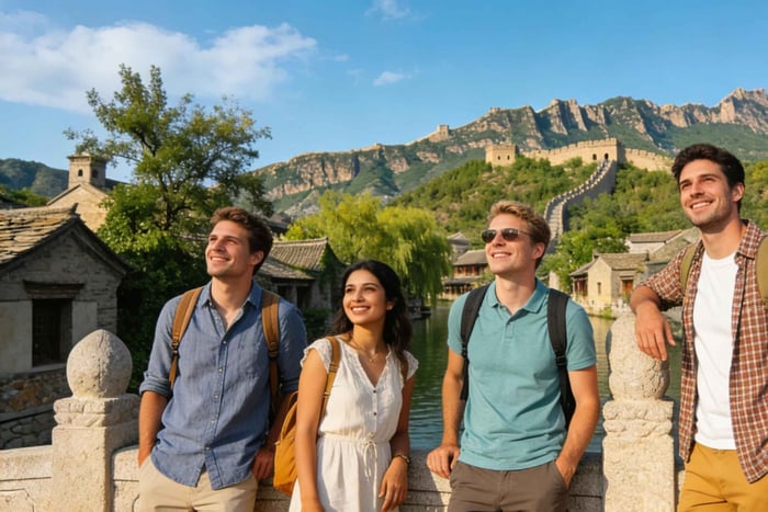 Beijing: Simatai Grote Muur & Gubei Waterstad Privé Tour