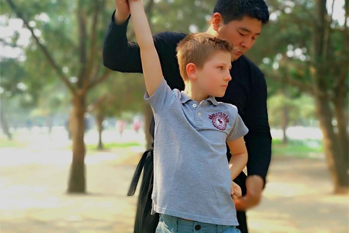 Lezione di prova di Kung Fu cinese a Pechino