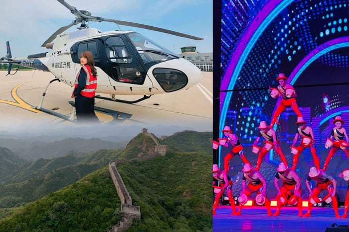 Great Wall Helicopter Tour, Hike, & Acrobatic Show