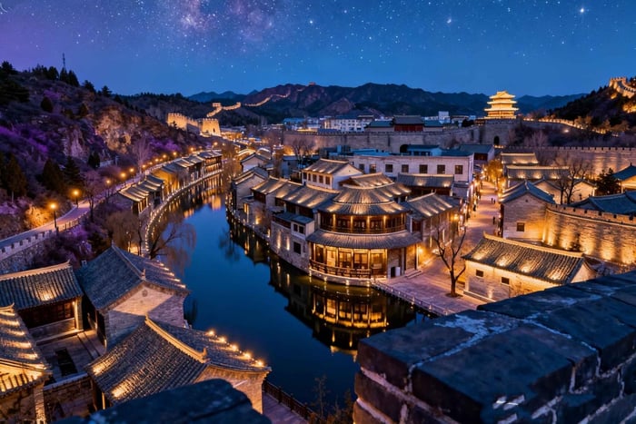 Gubei Water Town&Simatai Wall Night Tour w/Dumpling