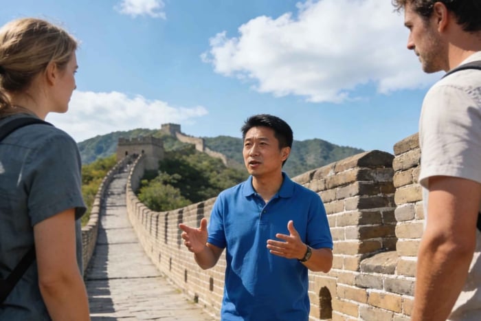 Peking: Gemeinsame Tour im 7-Sitzer-Van zur Großen Mauer bei Mutianyu & Ticket
