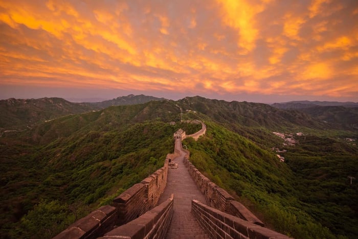 Mutianyu Wall Sunset Round-trip Car Service with Ticket