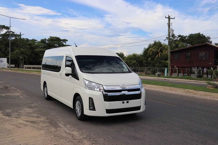 Belize: San Ignacio till/från Placencia eller Hopkins Shuttle
