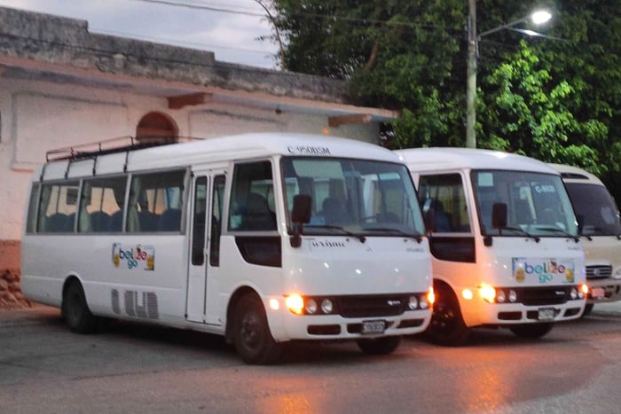 From Flores Guatemala to your hotel in San Ignacio Belize