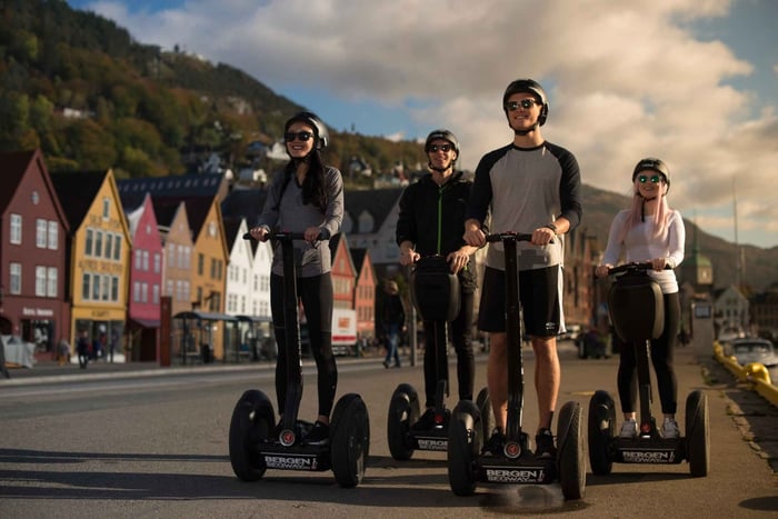 Bergen: Tour de Segway de 2 horas