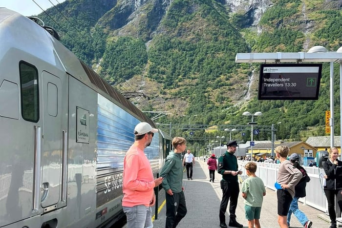 Van lokale boerderij, Flåmspoorweg en fjordboottocht
