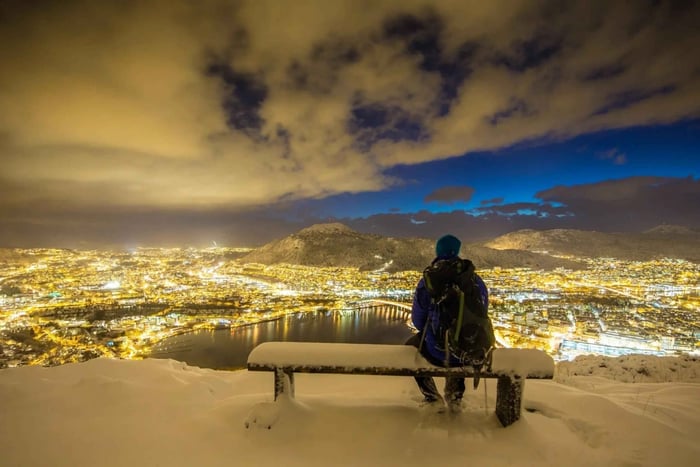 Guided Winter Hike with Funicular Ride & Campfire