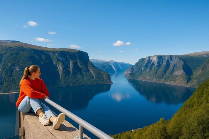 Nærøyfjord Cruise, Flåm og Stegastein - inkl. frokost