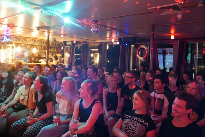 Berlijn: Lachende Spree Comedyshow op een boot