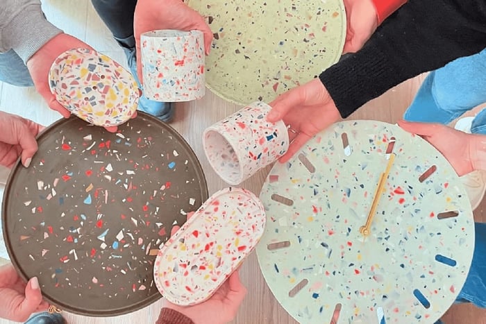 Berlin-Moabit: Terrazzo Jewelry Tray DIY Workshop