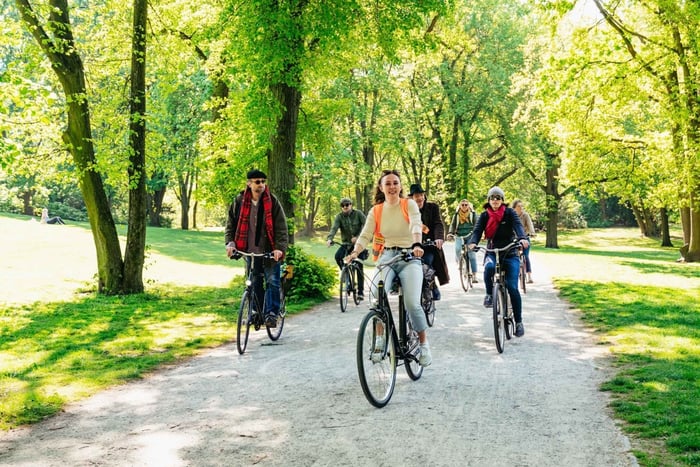 Berlijn: begeleide fietstocht door de groene stad, parken en tuinen