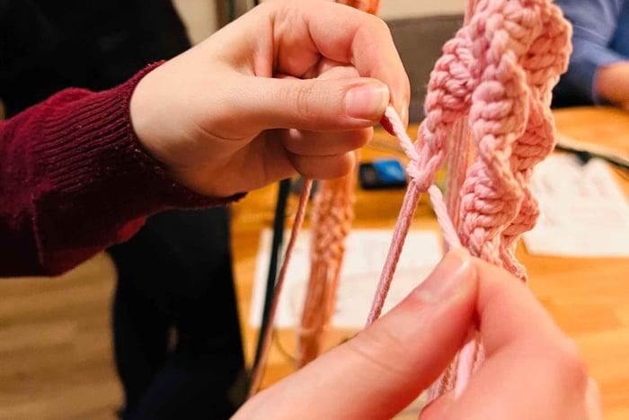 Macrame Workshop for Beginners, Plant Hanger or Wall Hanging