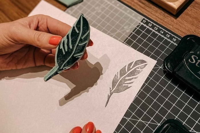 Stamp Making and Textile Printing Workshop