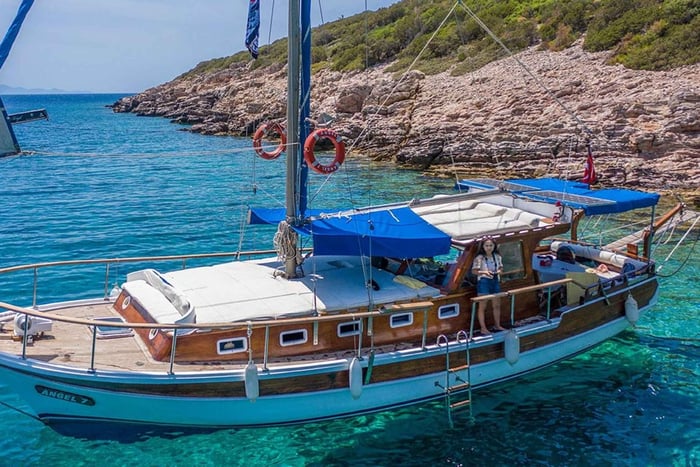 Bodrum: Privétour per boot in Bodrum voor cruisegangers