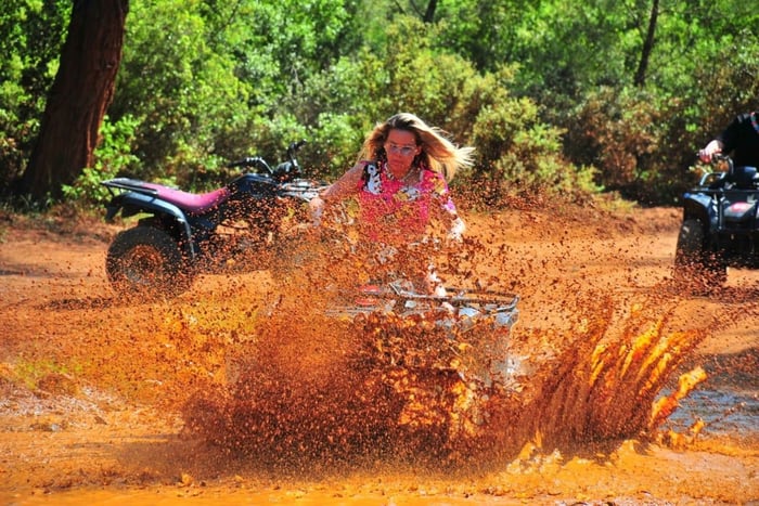 Bodrum: Off-road quad-safari med afhentning på hotel