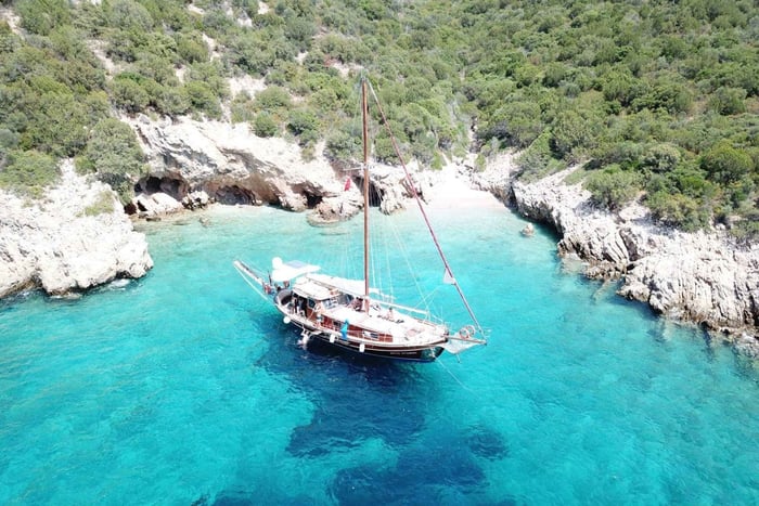 Bodrum: Privat båttur på halvøya med lunsj