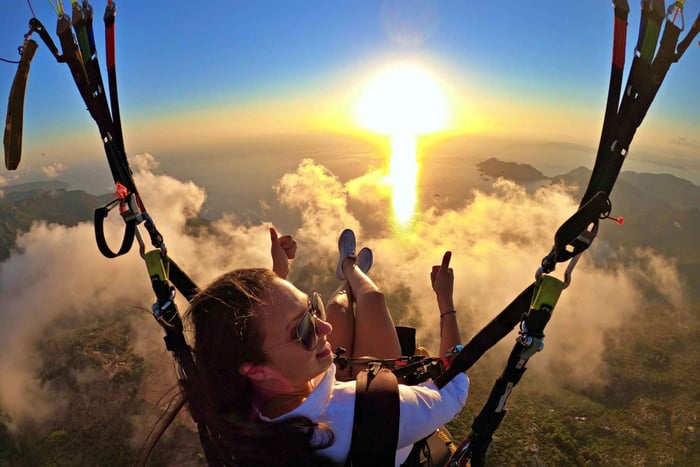 From Marmaris: Fethiye Paragliding Experience w/Lunch