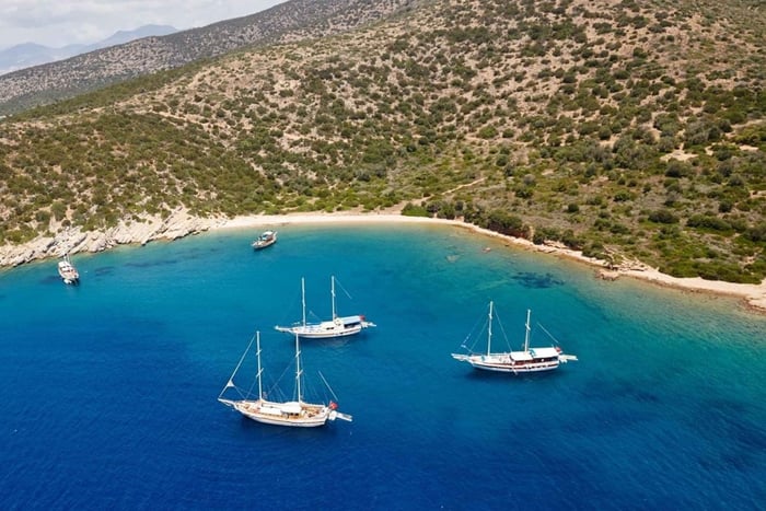 Passeio de barco pela ilha de Orak em Bodrum