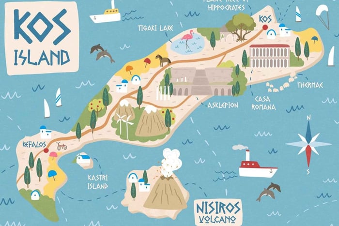 Sameday return Kos Island ferryticket from Bodrum cruiseport