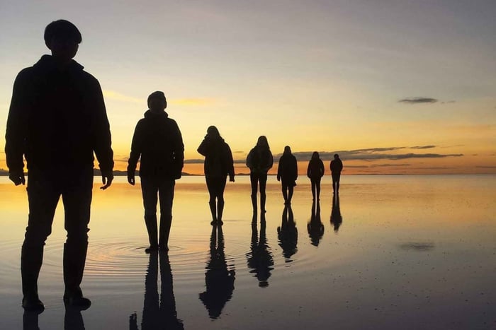 Bolivia: stjernelys og soloppgang på saltsletten i Uyuni