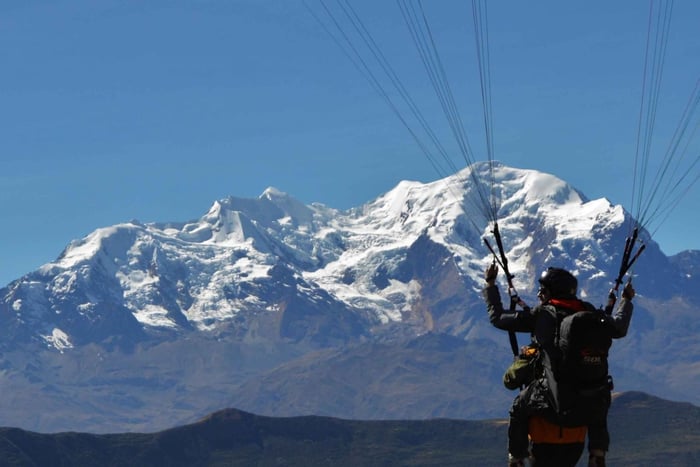 La Paz: Paragliding i Andernas dalar