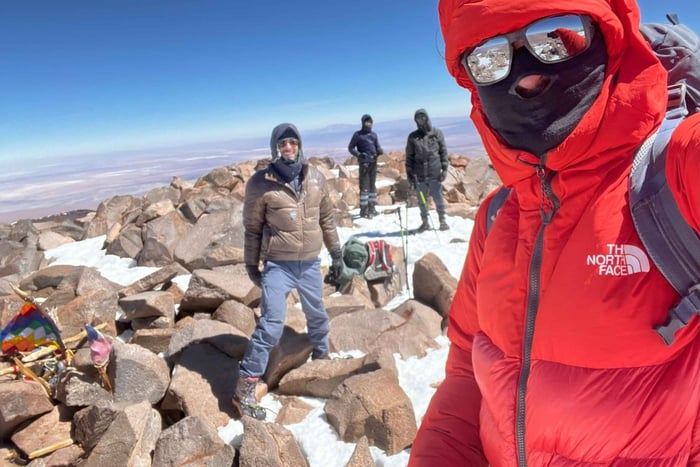 Sairecabur Volcano Summit near 6000masl.