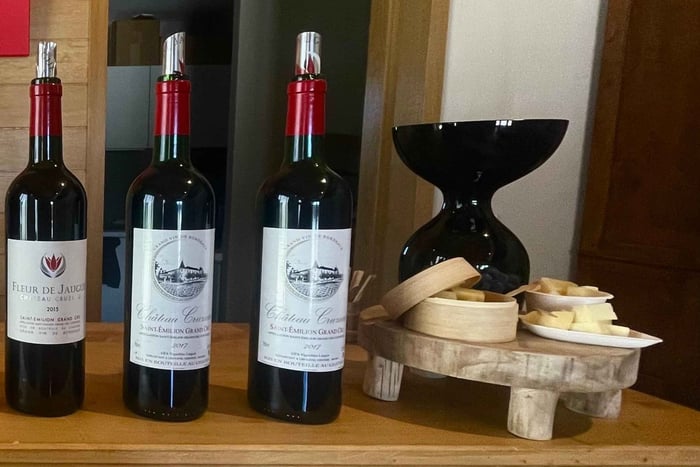 Visit to the property and wine/cheese pairing workshop