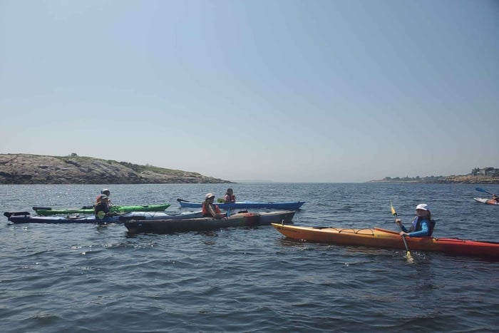Tagesausflug von Boston aus: Kajaktour durch den Hafen von Gloucester