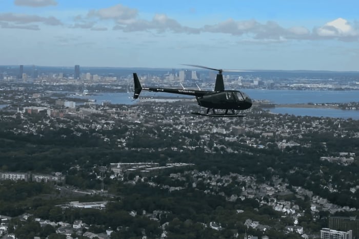 World Cup Helicopter Transfer to Gillette Stadium