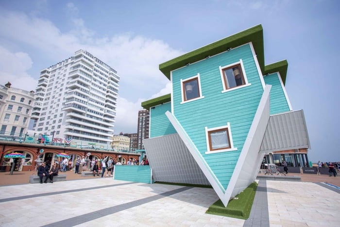 Brighton: Inngangsbillett til Upside Down House