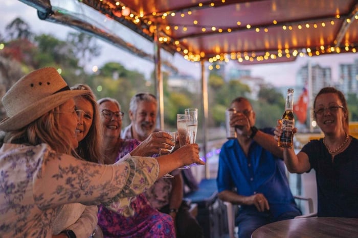 Brisbane: Sunset City Lights Cruise