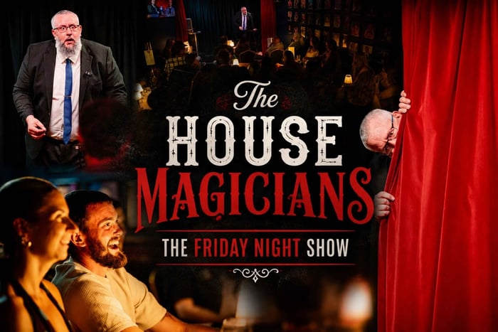 Biglietto per lo spettacolo del venerdì sera di The House Magicians