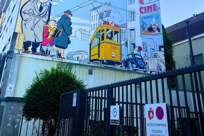 Bruxelles: tour privato di 2 ore a piedi delle Mura del Fumetto