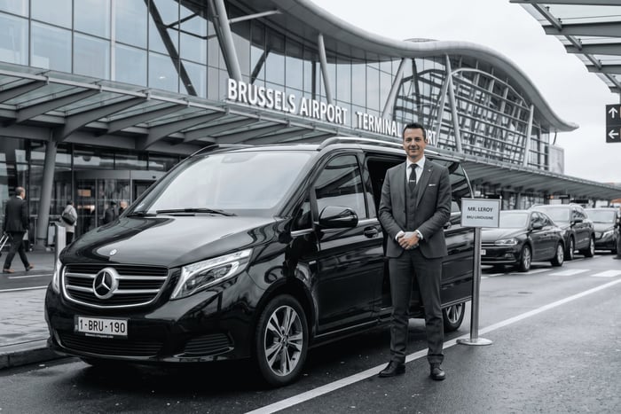 Bruxelles: BRU Lufthavnstransport til byens centrum Privat Transfer