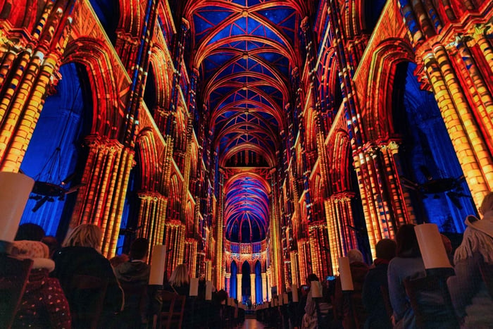 Brussels Cathedral: Immersive Sound and Light Show – Luminiscence