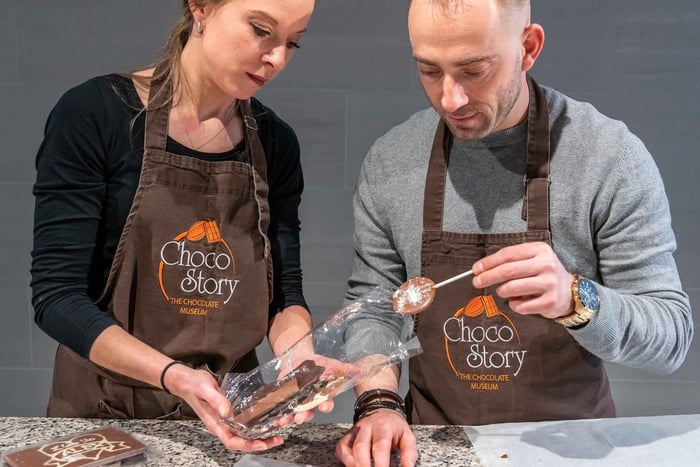 Bruxelles: Besøg på chokolademuseet med workshop