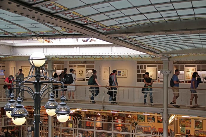 Brussel: Inngangsbillett til tegneseriemuseet