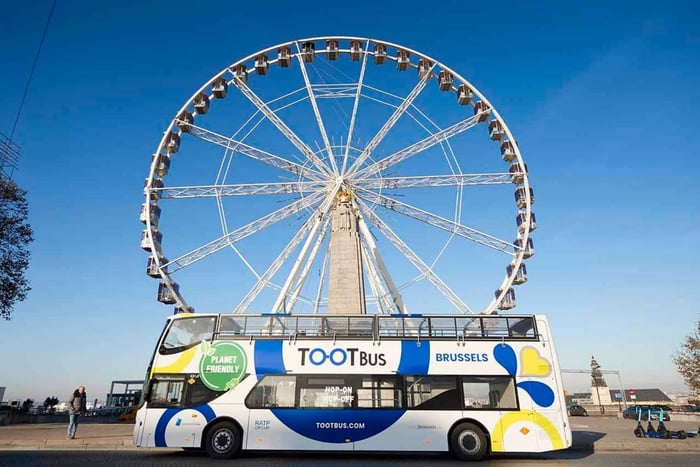 Bryssel: Hop-On Hop-Off bussikierros