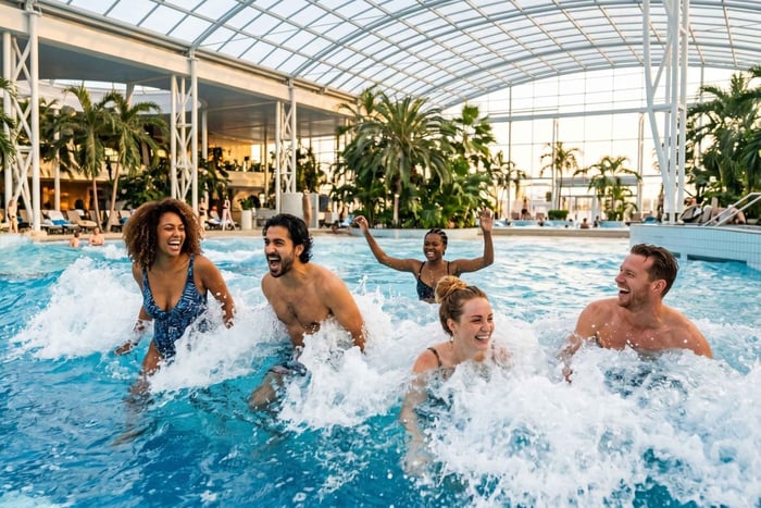 Bucharest: Therme Access & Transfer – Palm, Galaxy, Elysium