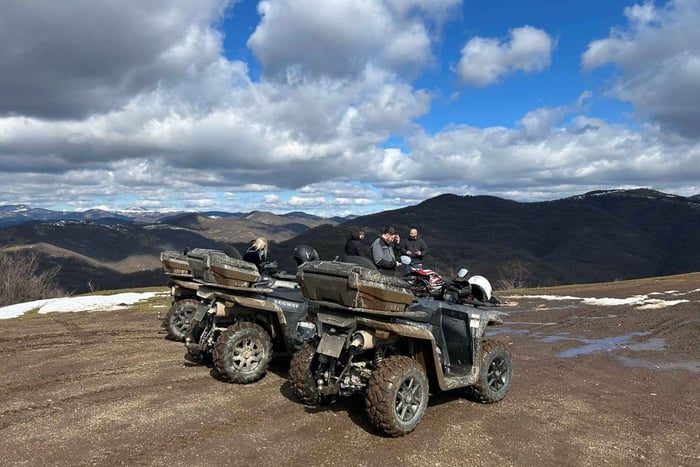 Sofia: Private Balkan Mountain ATV Tour with Herbal Tea