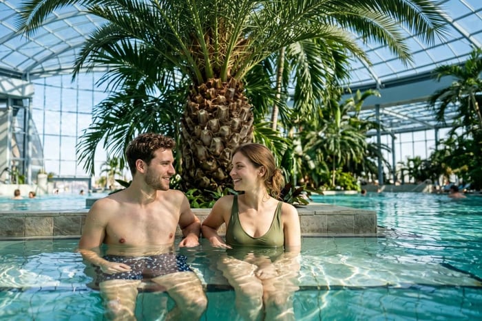 Therme Bucharest: Billetter og transport til Palm, Galaxy og Elysium