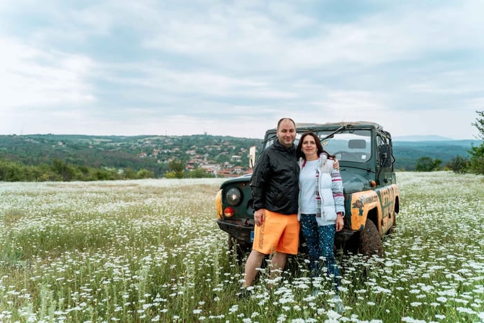 Veliko Tarnovo: Monasteries and Water configs Jeep Tour