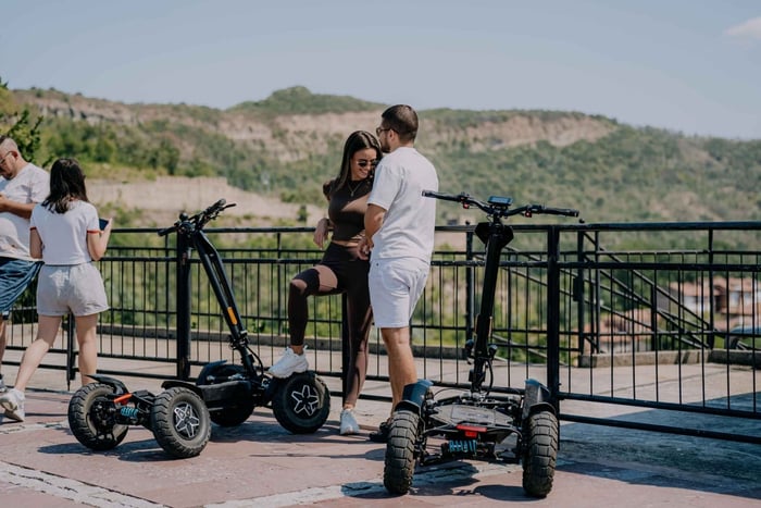 Veliko Tarnovo: Private Guided 4x4 Electric Scooter Tour