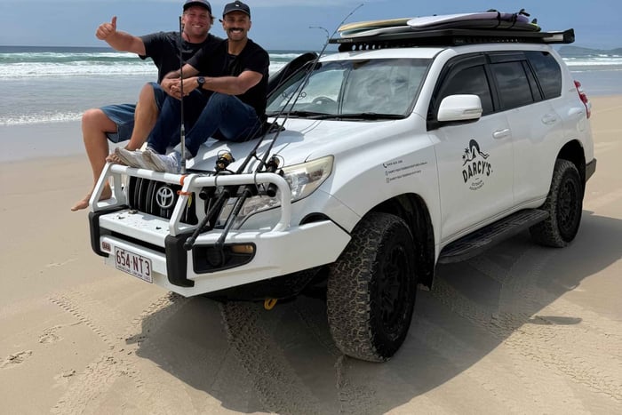 aventura de pesca en la playa