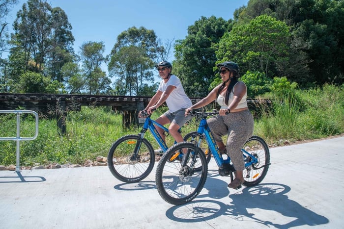 Northern Rivers Rail Trail: E-Bike Hire From Murwillumbah