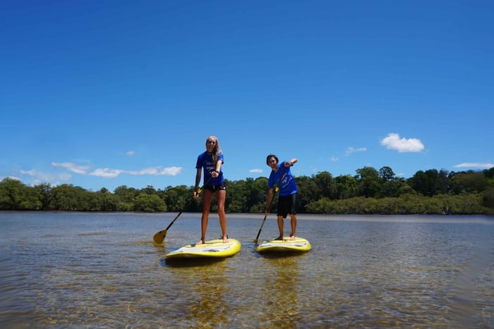 Prywatna wycieczka po Byron Bay: 2-godzinna wycieczka na desce SUP pośród natury