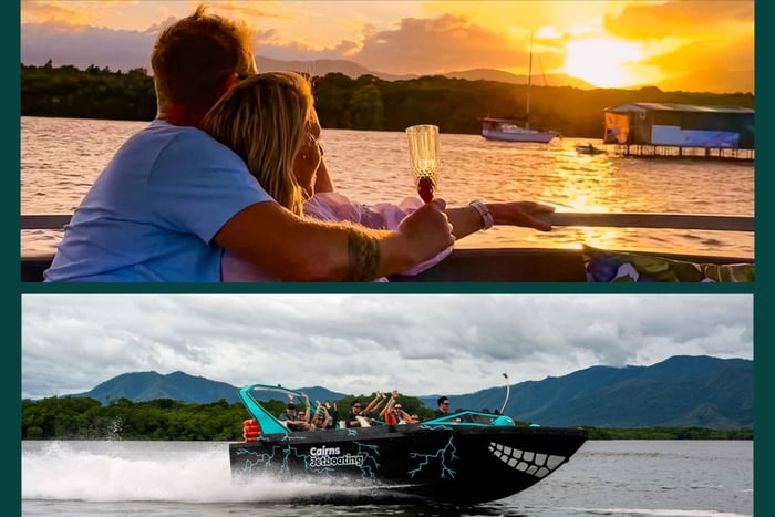Cairns Jet Boating & Sunset River Inlet Cruise - 2 Tours